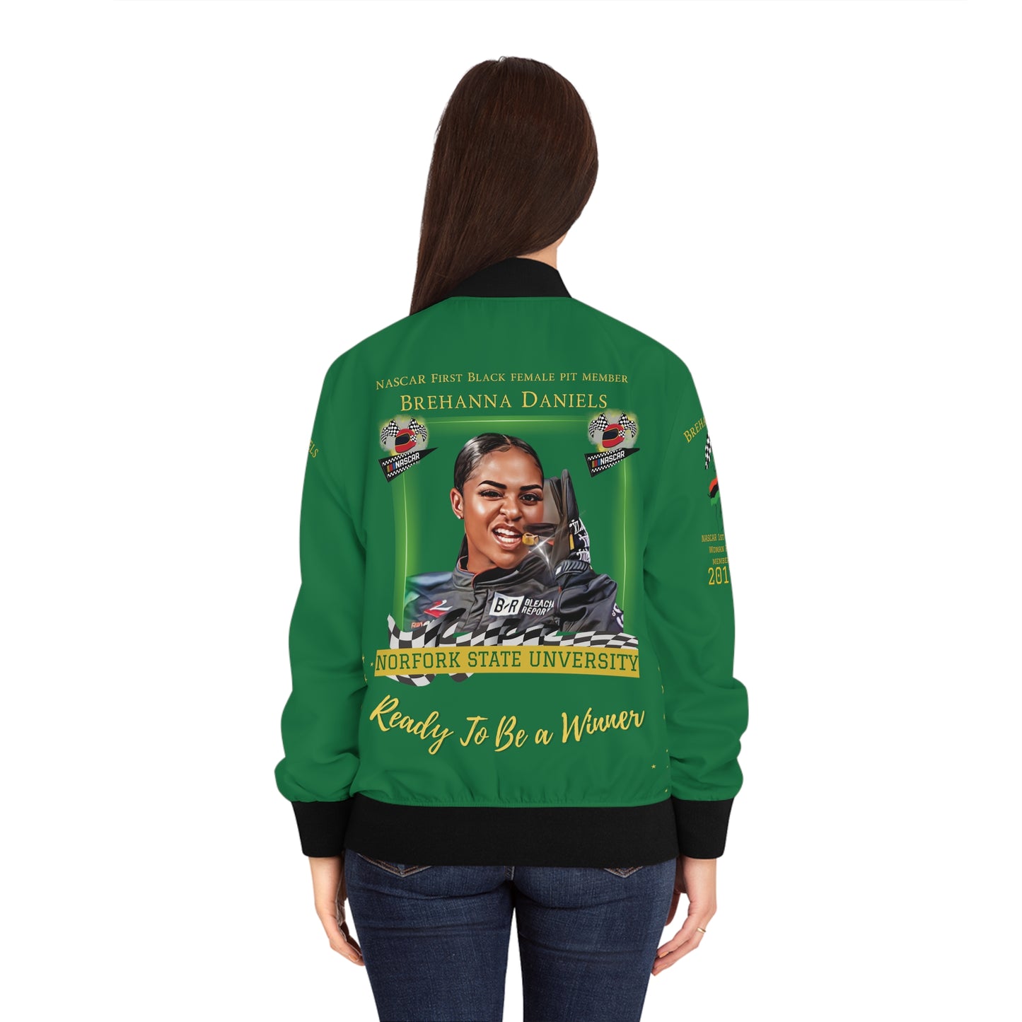 Brehanna Daniel’s “Ready To Be A Winner” HBCU Women's Bomber Jacket