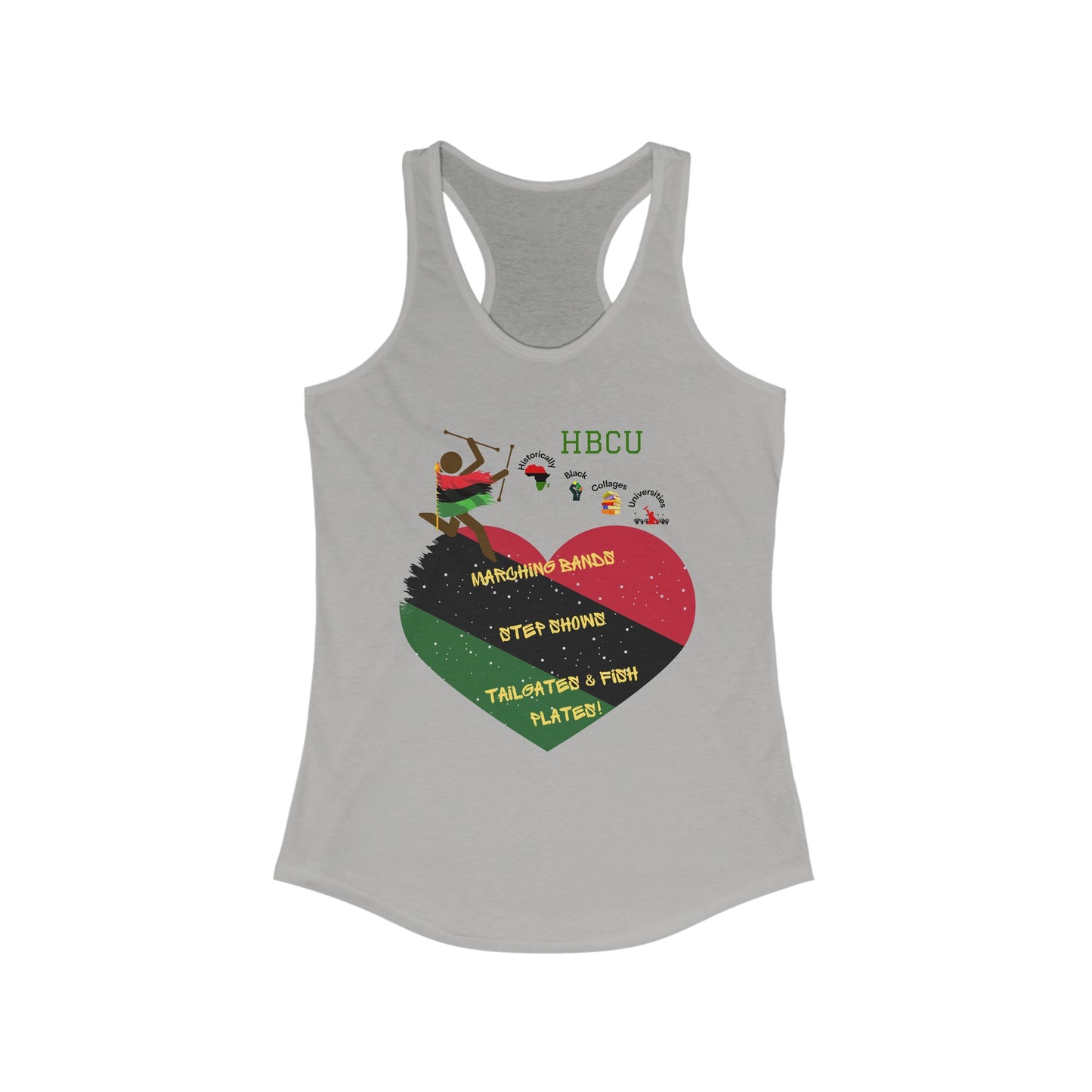 HBCUs Special Edition “Marching Band”Tee-Shirts Women's Ideal Racerback Tank