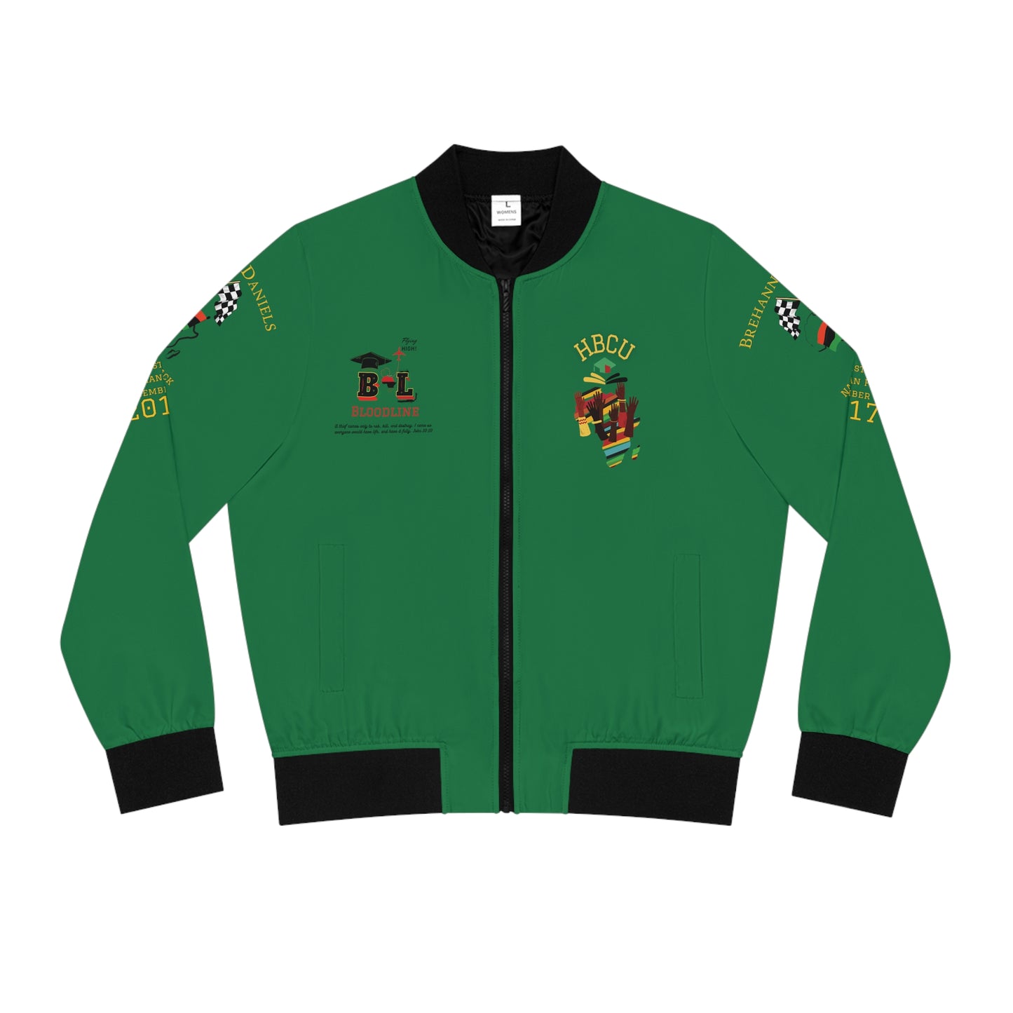 Brehanna Daniel’s “Ready To Be A Winner” HBCU Women's Bomber Jacket