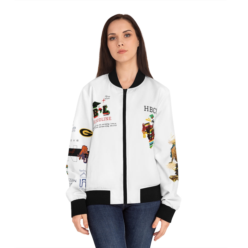 HBCUs Special Edition “Tell Them We Rising “Women's Bomber Jacket