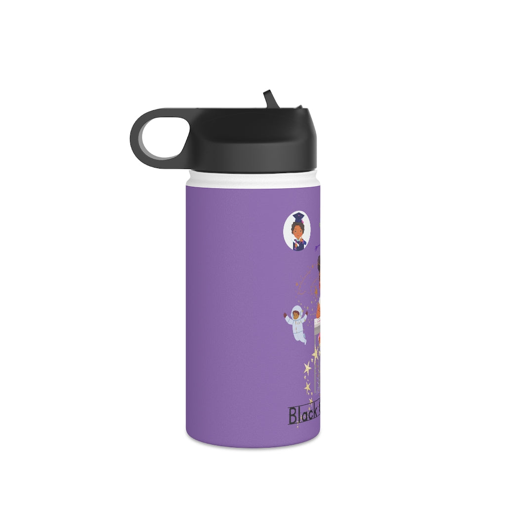 HBCUs Special Edition “Dream” Black Girl Magic Stainless Steel Water Bottle, Standard Lid