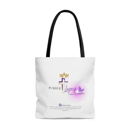 “Irma J. Mitchell Pursue Christ’s Legacy” Tote Bag